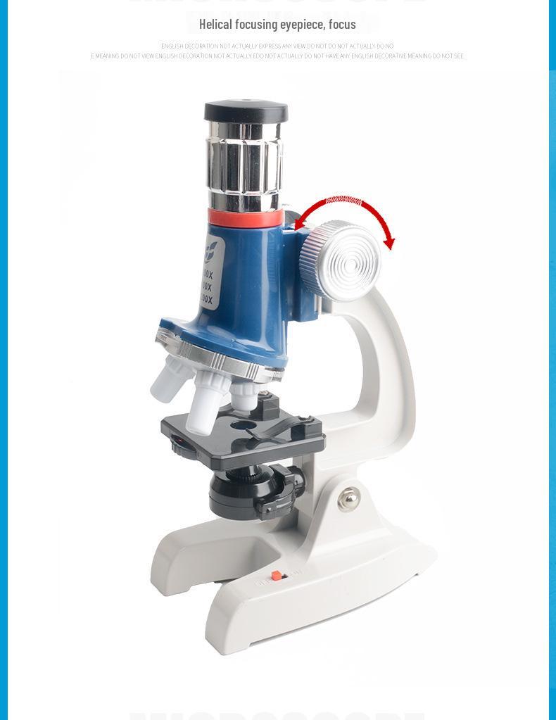 1200x Microscope Set for Kids - Portable Science Experiment Kit for Elementary Students