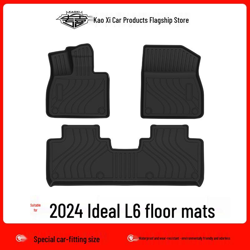2024 Li L6 TPE Car Mats: Eco-friendly, Odorless, Waterproof, Wear-resistant