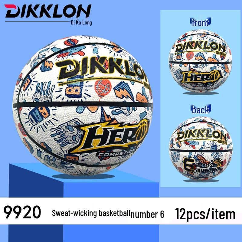 

DiKaLong Size 6 Basketball for Girls - High Bounce, Wear-Resistant, Indoor/Outdoor Child Training Size 6 (Women s Match)