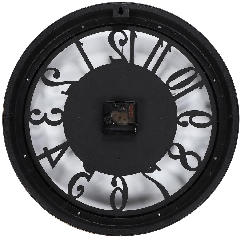matakoko315 Antique Large Wall Luxury Wall Easy to Stylish Dark Living Room Cool Analog Wall Round Shape Clock, Clock, Overseas-inspired, Stylish,