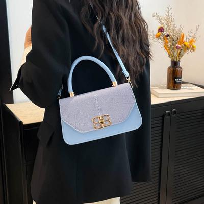 2025 Trend Casual Fashion Simple Small Square Bag Foreign Style Spring New Niche Design Women's Shoulder Messenger Bag