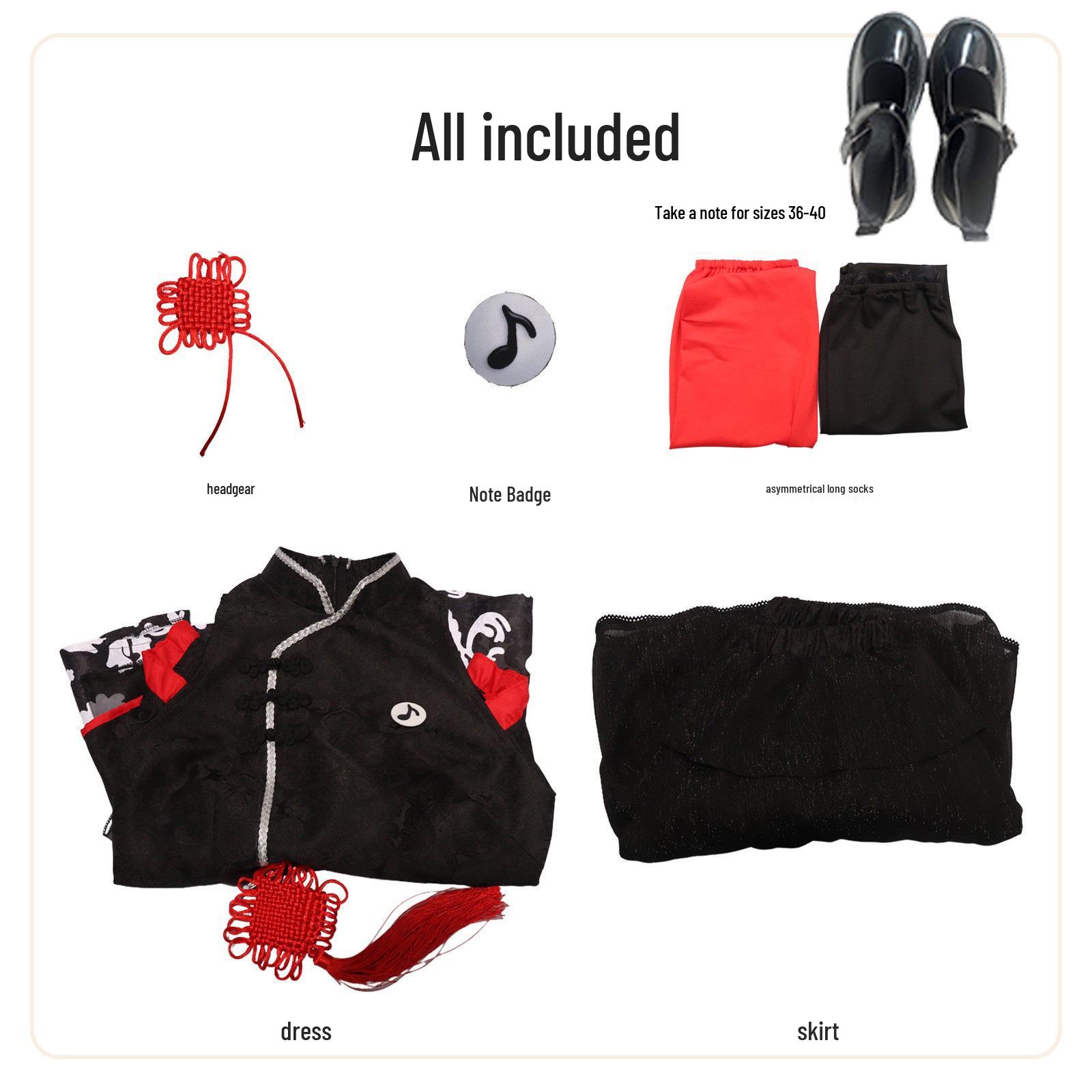 

Платье для косплея Хацунэ в китайском стиле - Коллаборация First Cause x Lawson XXL