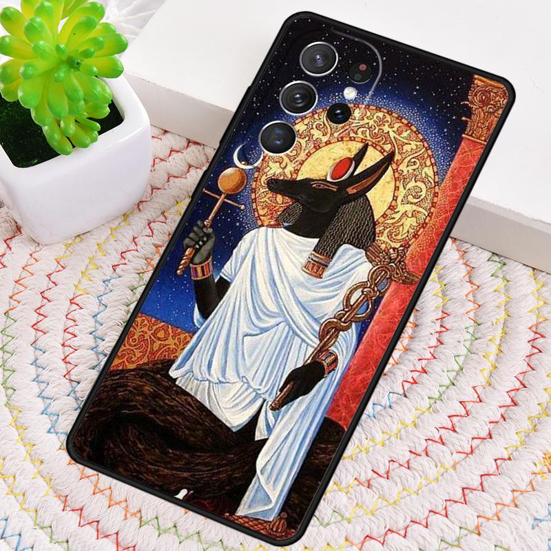 Egypt Nefertiti Anubis Phone Case for Samsung Galaxy Note 10 Pro S26 Ultra S23 S24 FE S25 S21 S22 PLUS Shockproof Cove