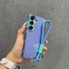 Laser Buntes Lanyard Case für Samsung Galaxy S25 S26 Ultra S22 S23 Plus S24 FE A56 A55 A54 A16 A15 A35 Handschlaufe Hülle