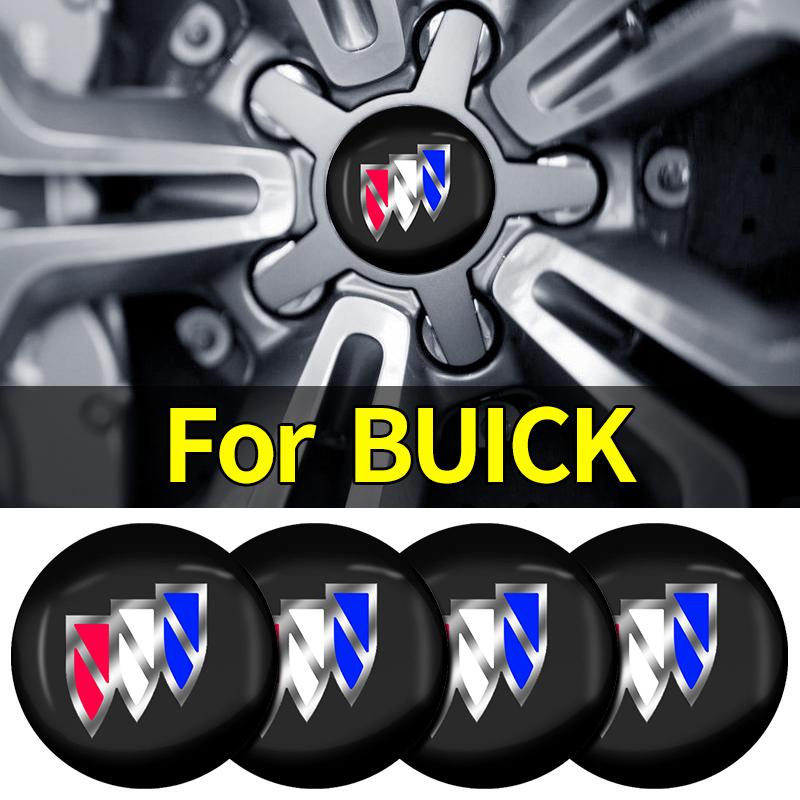 4Pcs 56/60MM Car Wheel Center Hub Caps Logo Cover Accessories For Buick GL8 Envista Park Avenue Royaum Verano Excelle GT Envision