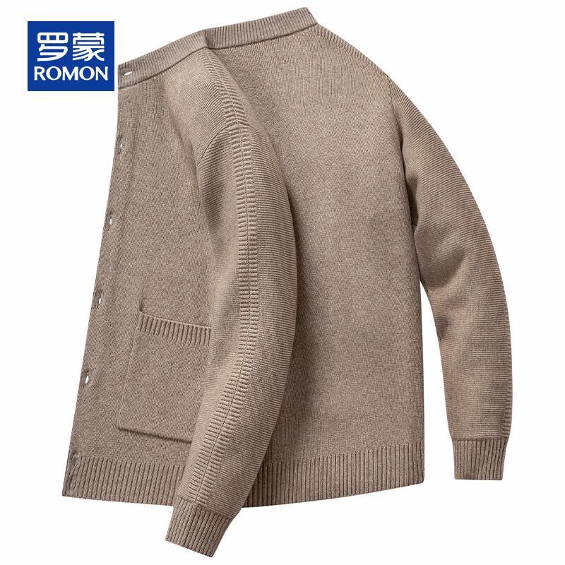 ROMON Men's Luxury Cashmere Blend Knit Cardigan
