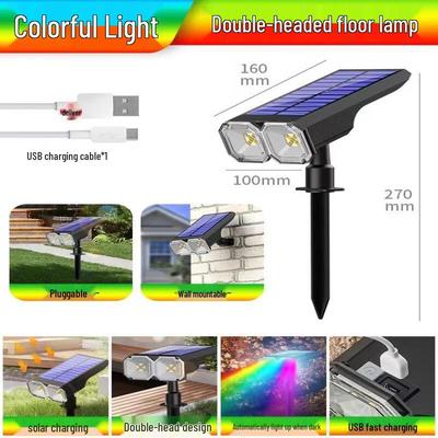 NuFeng Solar-Außen-RGB-Scheinwerfer
