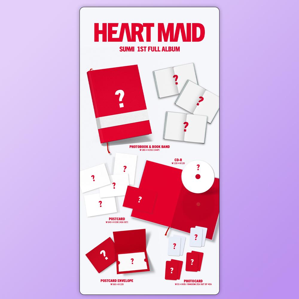 (VORBESTELLEN) SUNMI - 1. Album HEART MAID