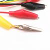 48CM Double-Ended Alligator Clip Test Lines - Set of 2 In Red, Black, Yellow, Green, and White.