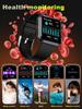 SACOSDING Bluetooth Call Smart Watch 1.72" HD Screen AI Voice Micro Gheck IP68 Waterproof BP Oxygen Heart Rate Smartwatch