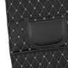 PU Leather Seat Anti Kick Mats Universal with Storage Bag Holder Waterproof for Truck