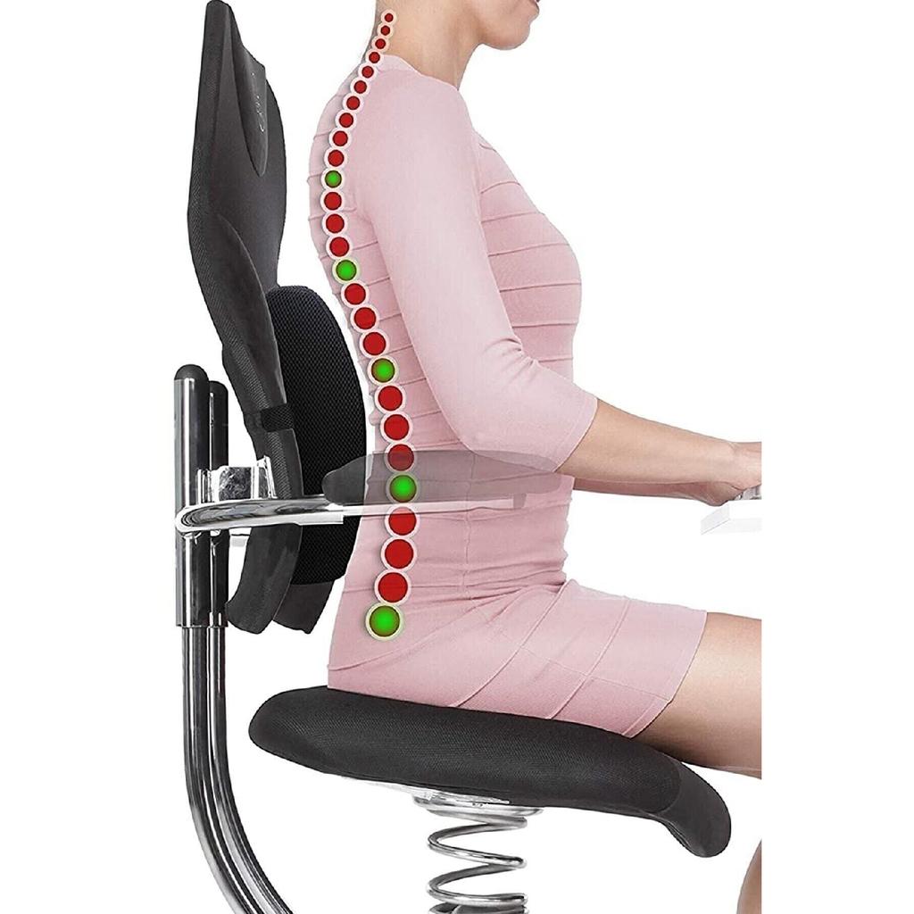 Orthopedic Office Chair Auto Vehicle Seat Lumbar Support Pillow Back Cushion