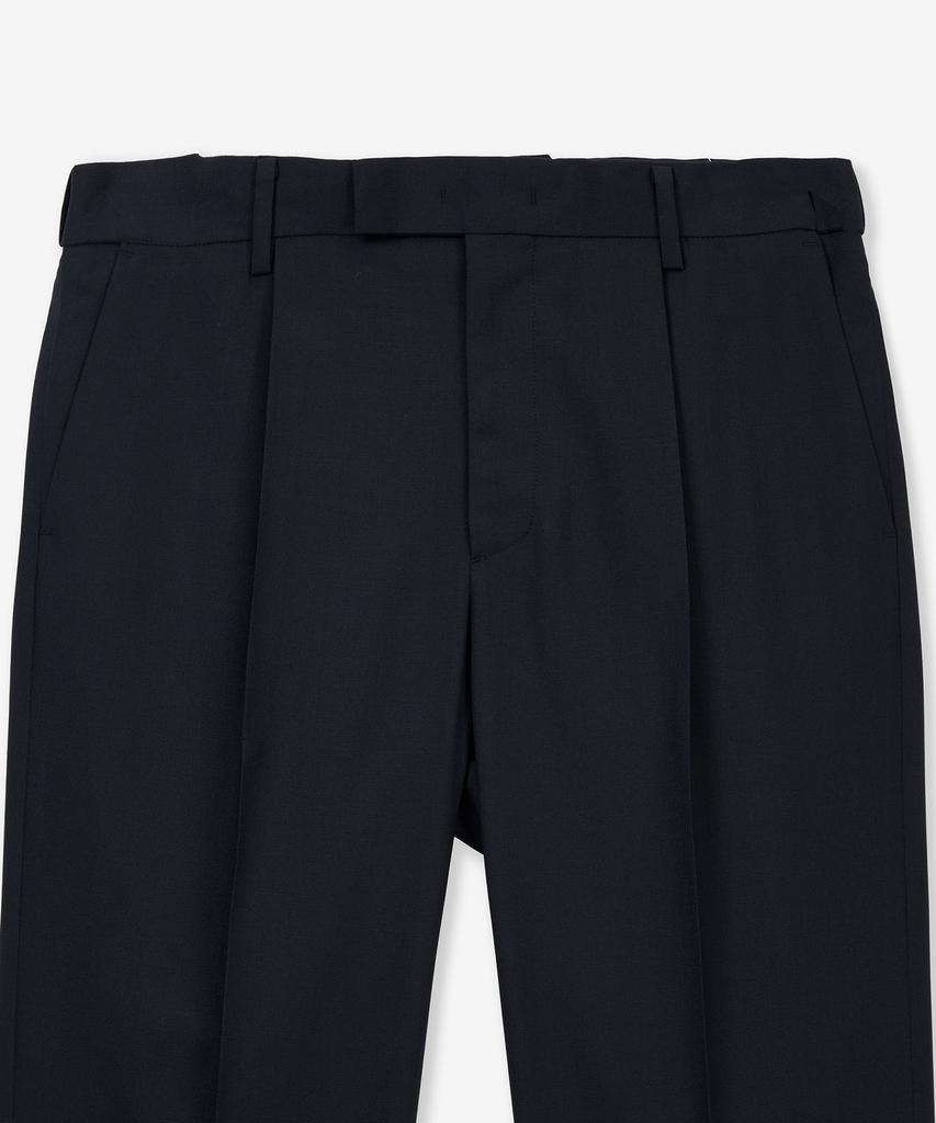 Tienjiti High Wool Blended Comfort Set-Up Pants (Navy) Tnpa6E100N2