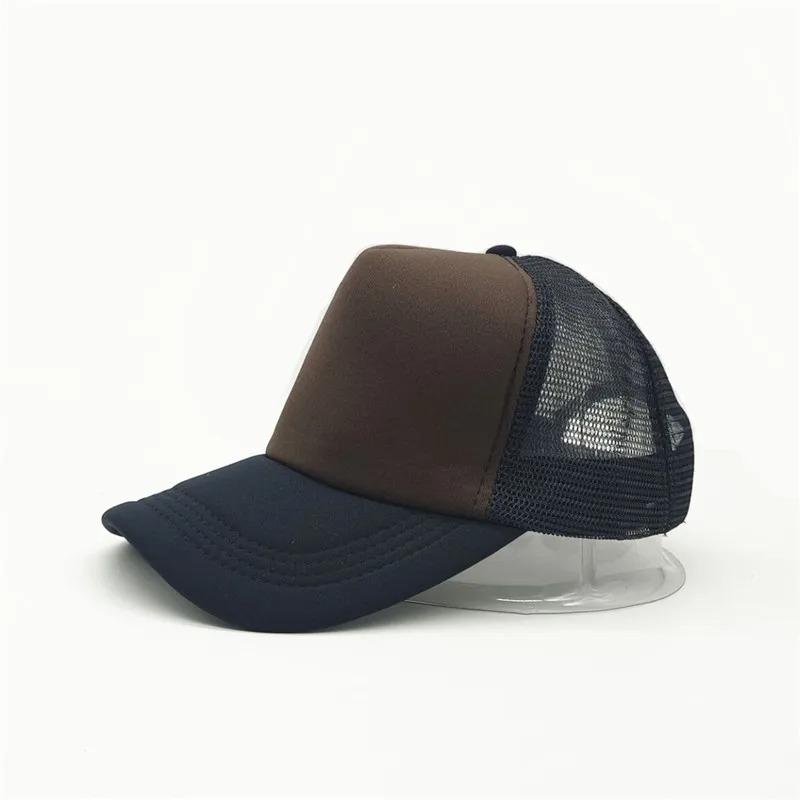 Unisex Cheaper 5 Panel Trucker Hat For Adult Summer Net Baseball Cap Men Women For Him Her Blank Mesh Adjustable Sun Hat Visor