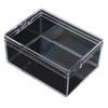 Transparent Metal Lock Box for Two Decks of Playing Cards, 98x72x46