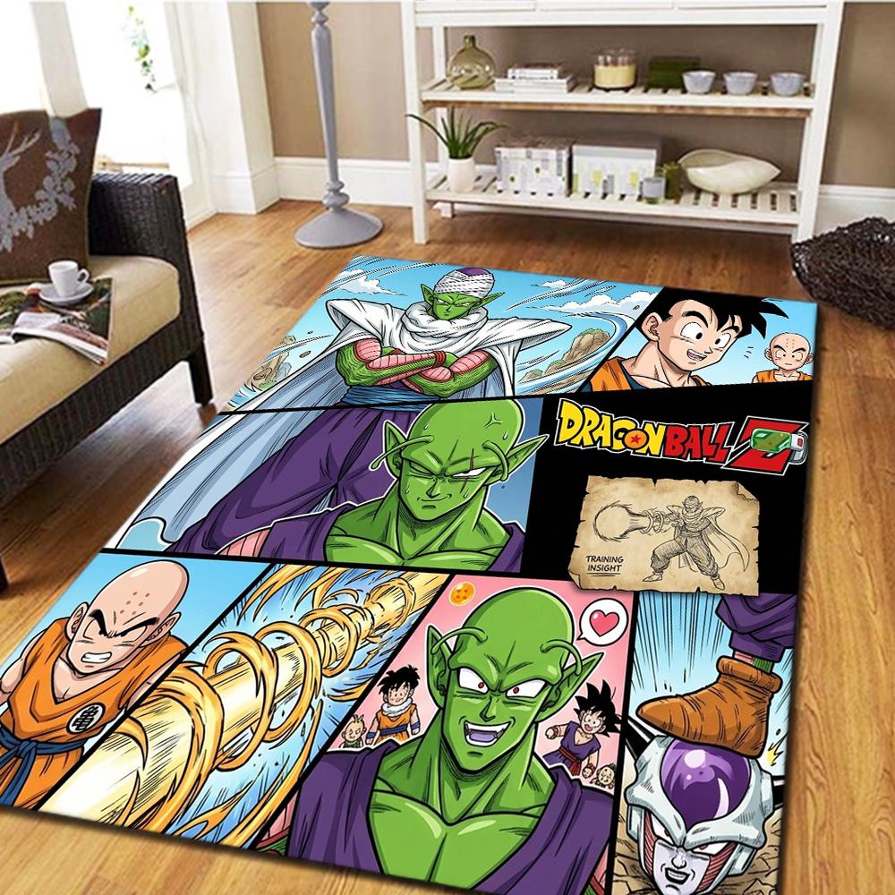 Son Goku DRAGON BALL Carpet for Living Room & Bedroom, Home Decor Cool Movie Mat & Play Floor Mat -HE1 60x90cm