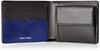 Mila Schon SHADOW EMBOSS Folding Wallet with Coin Pocket MSMW8RS2 Navy