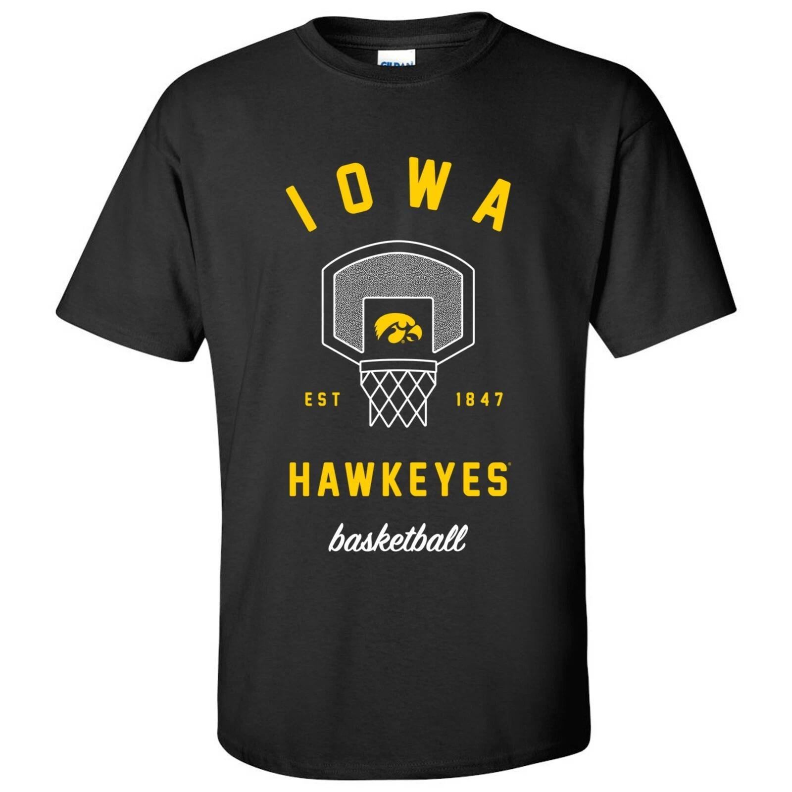 Iowa Hawkeyes Basketball Net T-Shirt - Black 3XL