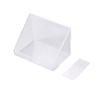 White/Transparent Oblique Opening Storage Box Wall Mounted Sundries Organizer  Bathroom