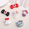 10 Pcs New Mini Kawaii Cartoon Animal Halloween Cat Resin Scrapbook Diy Jewellery Children Gift Hairpin Accessories A140