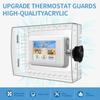 Thermostat Security Lock Box with Clear Designs Includes Combination Lock Accessories for Protecting Wall Thermostats