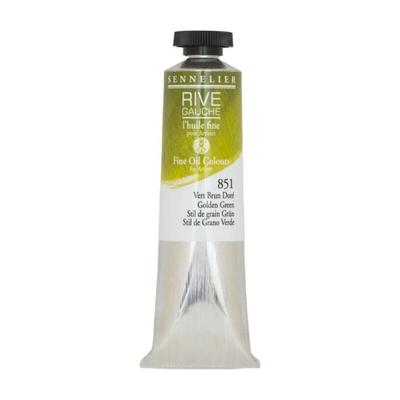 Ölfarbe - Sennelier - Rive Gauche - 40 ml - Farbe Goldgrün - Satiniertes Finish