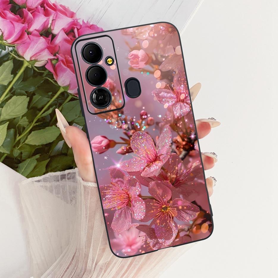 Für Tecno Pop 6 GO Hülle BE6j Niedlicher Löwe Mode Bemalte Abdeckung Weiche TPU Handyhülle Für Tecno Pop 6 Pro BE8 Pop6 GO Rückseite Taschen