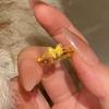 Exquisite Hollow Lace Butterfly Gold Adjustable Ring for Women - Bestseller, Versatile, Elegant.