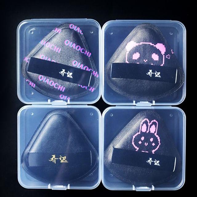 Свитпурин - Набор из 2: Треугольная пуховка с принтом Set of 2 - Random