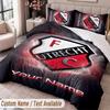 FC Utrecht Printed Bedding Set Custom Name Text 1 Duvet Cover 2 Pillowcases For Bedroom