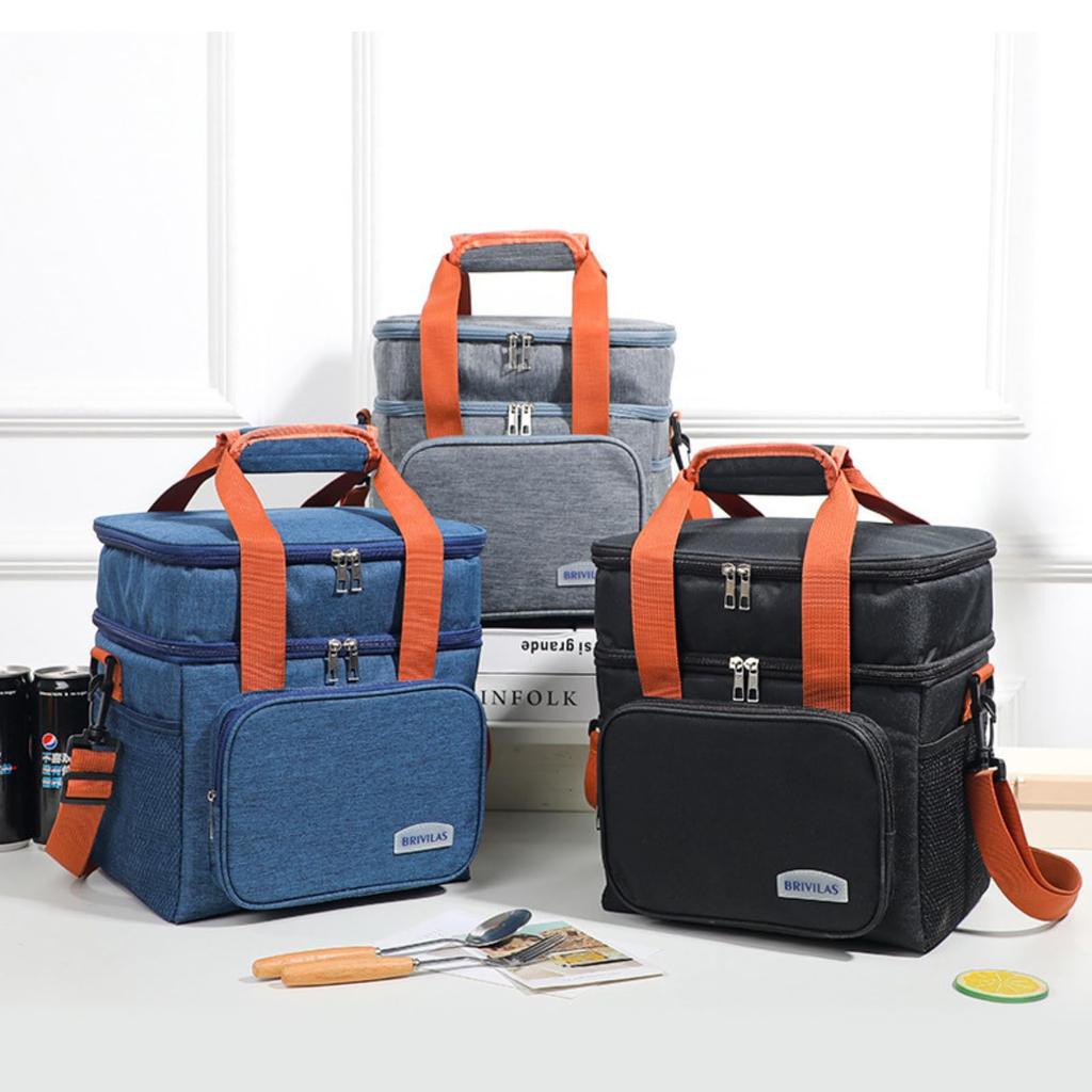 Large Capacity 1015 L Insulated Cooler BagCold Box for Outdoor Activities, Foldable, 2-Way Design, Dual-Layer Insulation, Lightweight, Soft,
