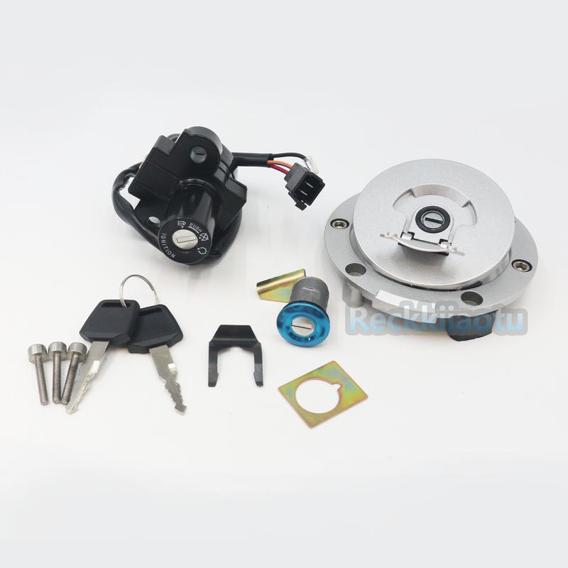 Motorcycle Fuel Gas Cap Ignition Switch Seat Lock Key Set for Honda CBR600 F2/F3 CBR 900RR 919RR 400 250 VFR400 RVF400