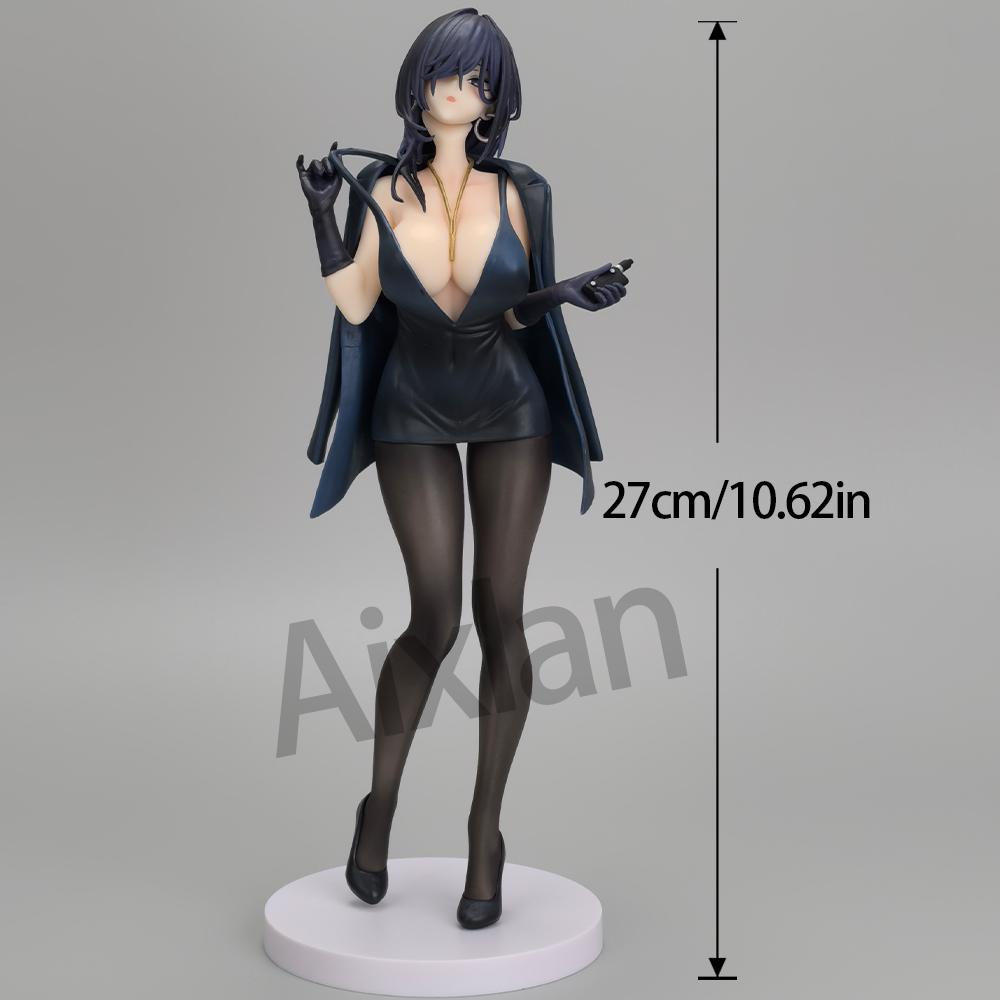

26CM Yokoyama Iwami Black Dress1/6 Ver. PVC Action Figure Sexy Anime +18 Uncensored for Adult Set Gift Figure Toys