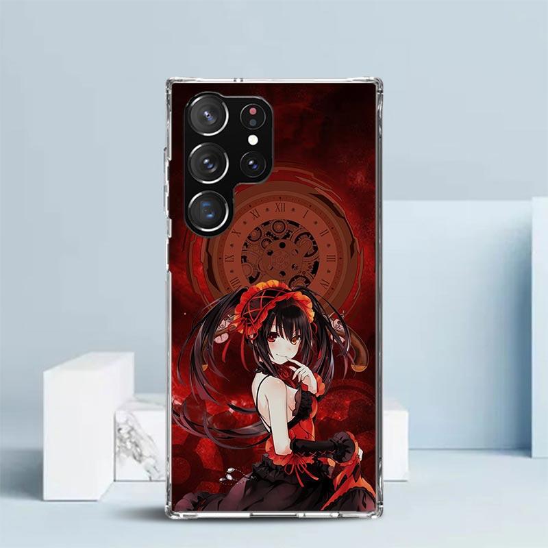 Date A Live Tokisaki Kurumi Soft Cover for Samsung Galaxy S25 Edge S26 S24 S23 Ultra Phone Case S22 S21 Plus S20 FE Print Patter