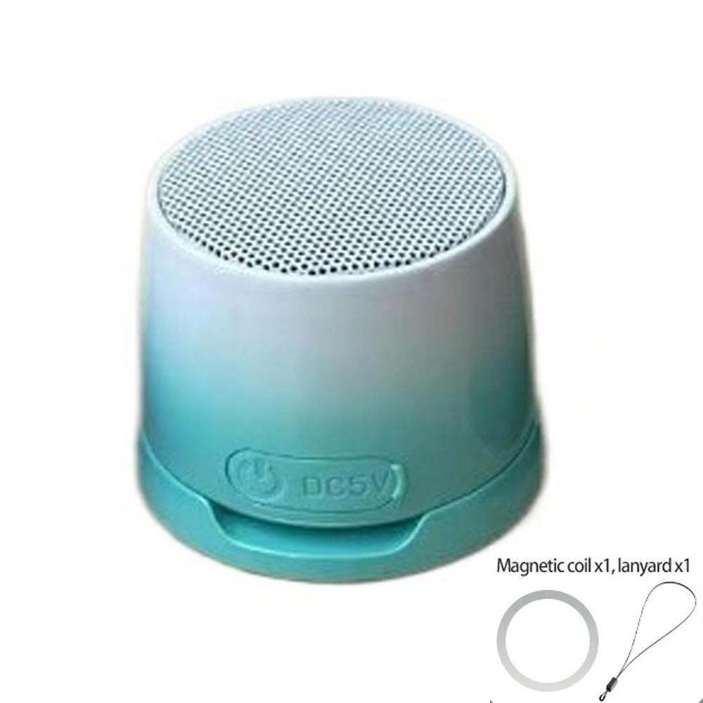 Bluetooth 5.3 Magnetic Mini Speaker Anti Lost Portable Sound Box RGB Light Speaker  Home Party