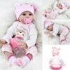 Realistic 22" Reborn Baby Doll In Soft Silicone Perfect For Xmas Gift And Collectors