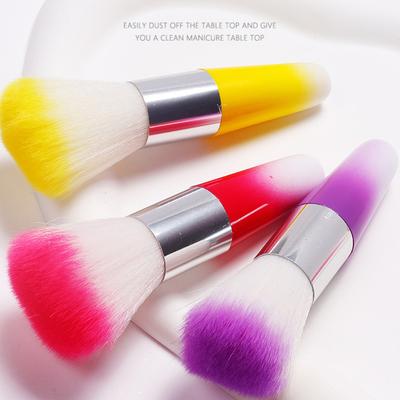 Makeup Brush Super Soft Bristles Anti-Shedding Nylon Foundation Brush Nail Art Dust Cleaner Brush Beauty Supplies
