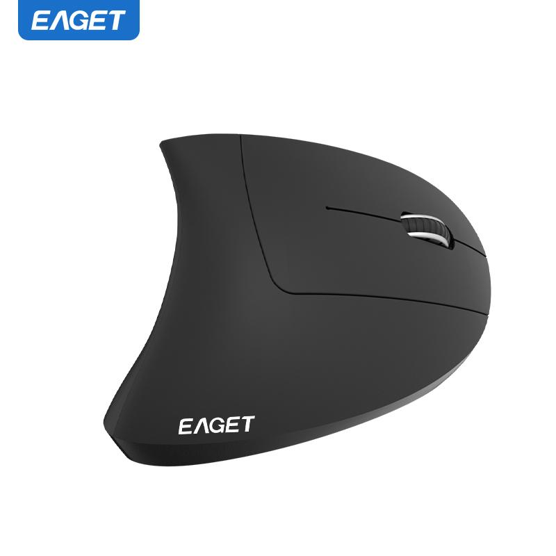 

Беспроводная вертикальная мышь 2,4 ГГц, 3 регулируемых DPI, сменная батарея, подходит для ноутбуков и настольных компьютеров, офисного использования чёрный