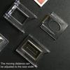 10Pcs Display Stand Adjustable Acrylic Plate Stand Set Transparent Picture Display Holders for Home Office