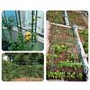10Pcs Plant Trellis Connectors Flexible Sturdy Rust-Proof Plastic Connecting Rod Support Expandable Garden Vegetables Tomato Cage Stake Arm