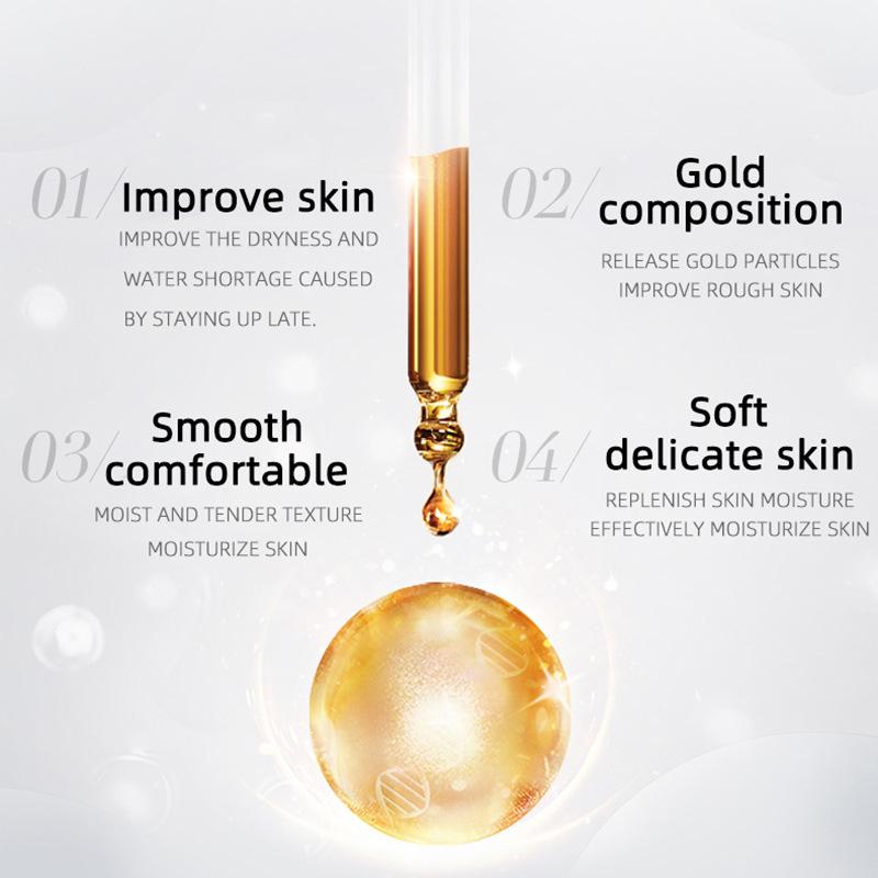 Retinol & Snake Venom Peptide Gold Hydrating Mask for Moisturizing and Nourishing Skincare