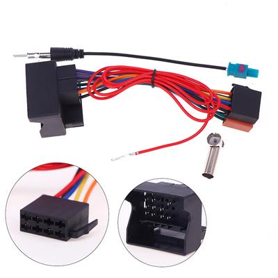 1 Set Auto Diy Zubehör Auto Stereo FM Audio ISO Kabelbaum Kabel Radio Antenne Draht Adapter Für 207 307 407 C3 C4