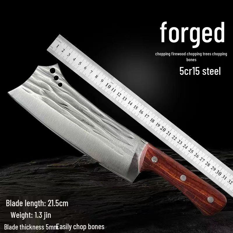 Hand-Forged Manganese Steel Outdoor Sickle: Perfect for Splitting and Chopping Wood