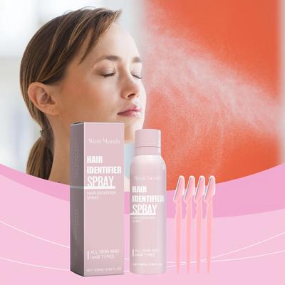 Facial Hair Removal Spray Set, Plant Ingredients Gentle Hair Removal, Smooth Skin, Moisturizing, Suitable for All Skin Types