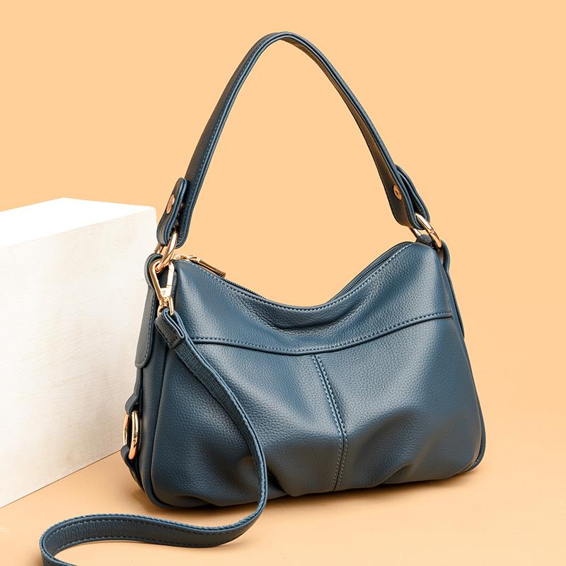 Women's PU Leather Shoulder Bag  Crossbody Bag  Versatile  Monochromatic  Luxury  Designer  Trend  Brand  Fashion  New