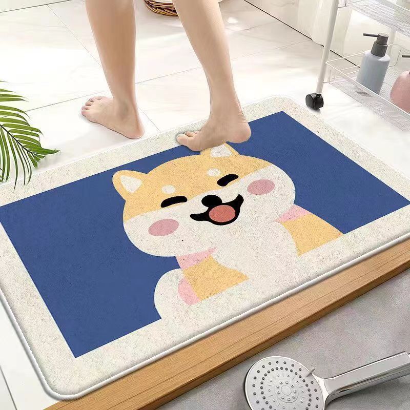 

Впитывающие коврики для ванной комнаты, Нескользящие коврики для дверей ванной комнаты, Бытовые коврики для ног, Дверные коврики, Коврики для туалета в ванной комнате 40*60CM