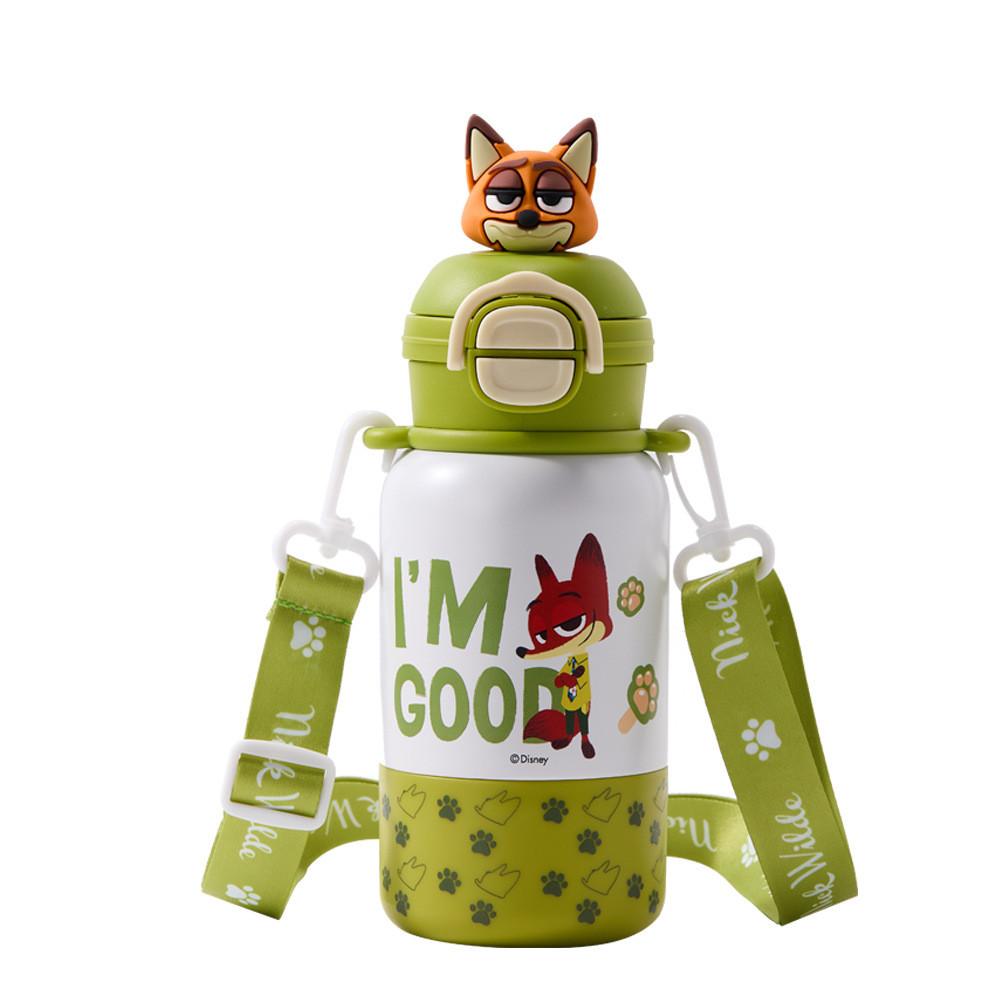 Zootopia Kids Thermos Bottle With Double Drink Lid For Daily Use