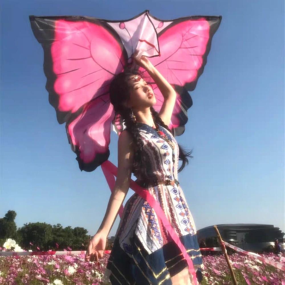 Easy To Fly Butterfly Kite Durable Cartoon Kite High Quality Weifang Kite  Kids Activities