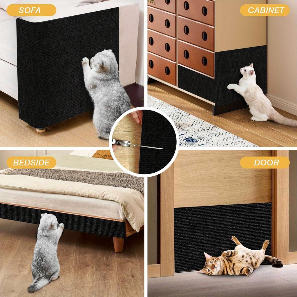 40cmX1m Carpet Wall Carpet Chair Bedroom Rug Wear-resistant and Anti Slip Self-adhesive Living Room Anti Cat Scratch Sofa Home