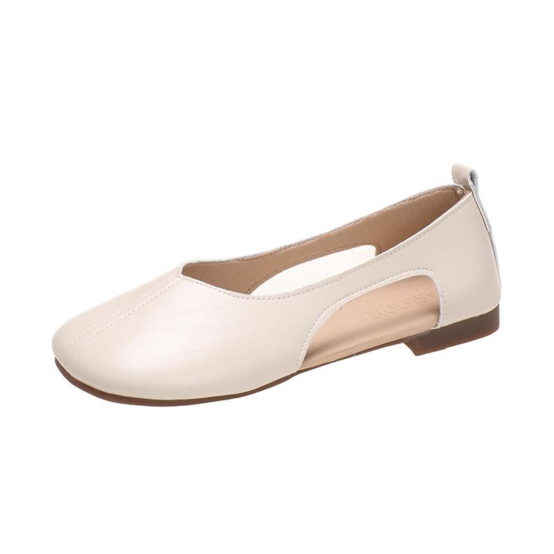 

Модная женская обувь с квадратным носком, слипоны, женские балетки, летняя, удобная и элегантная мода со скидкой, распродажа социальной обуви 40 бежевый